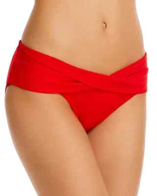 Pantalones de bikini Robin Piccone Ava Twist rojos L73811 para mujer talla XS Foto 1 de 2