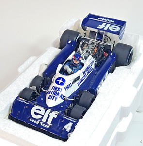 Exoto  1/18 Tyrell Ford P34 #4 Depallier. Team Elf Six Wheeler with Driver. Rare