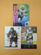 William Karlsson Vegas Golden Knights 3 Card Lot Platinum Rainbow Color Wheel