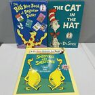 Zestaw 3 książek dla początkujących Dr Seuss - kot w kapeluszu, sneetches + 1