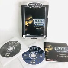 Vampire The Masquerade Redemption PC Game 2 Disc Set Box NO Instruction Manual