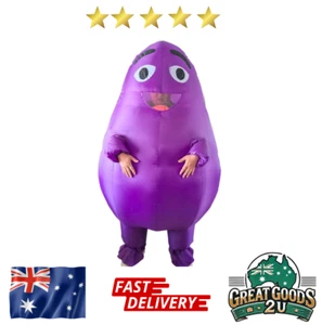 Mr.Ma Rich Grimace Costume Purple Grimace Inflatable Costume Suit Halloween G... - Picture 1 of 4