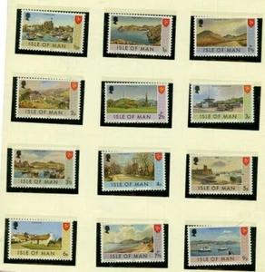 (3296) STAMPS GREAT BRITAIN ISLE OF MAN #12 to 23 MINT NH - Picture 1 of 1