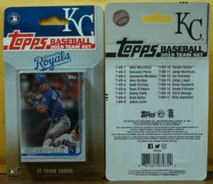 2019 TOPPS KANSAS CITY ROYALS 17 CARD TEAM SET MONDESI PEREZ GORDON MERRIFIELD - Picture 1 of 1