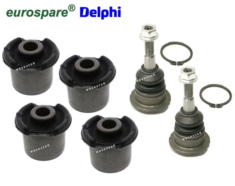 Front Upper Control Arm Bushing Ball Joint Lt/Rt 6pcs OES for Land Rover LR3 LR4 - Image 1 of 1