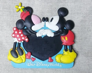Walt Disney World Kissing Mickey & Minnie Photo Fridge Magnet - Picture 1 of 7