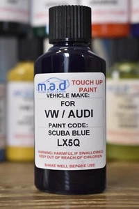 Audi Plongée Bleu LX5Q Touch Up Kit Peinture 30ML A1 A3 A4 A5 A6 Tt A8 Q3 Q5 - Picture 1 of 1
