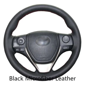 Hand Sewing Car Steering Wheel Cover for Toyota RAV4 2013-2018 Corolla 2014-2018 - Picture 1 of 10