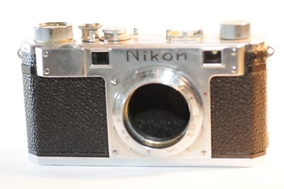 Nikon S early 6094XXX rangefinder 35mm RF camera body only Nippon Kogaku - Image 1 of 4