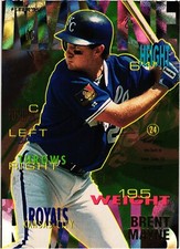 1995 Fleer #167 Brent Mayne Kansas City Royals Baseball Card