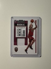2020-21 Panini Contenders Rookie Ticket Jersey Patch Isaac Okoro RS-IOK