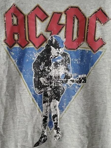 H&M AC/DC Youth Rock & Roll Retro Graphic Long Sleeve T-Shirt - Size 6-8Y - EUC - Picture 1 of 9