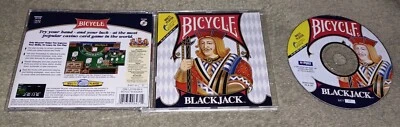 BlackJack Bicycle PC/Computer 21 Black Jack Software Card Games 1998 Casino - Image 1 of 2