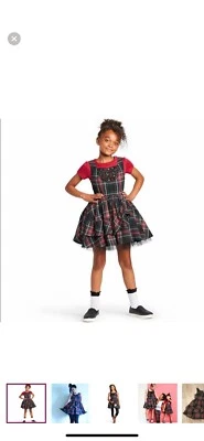 Harajuku Mini For Target Girls Tartan Plaid Dress Sz 7/8 Years - Image 1 of 4