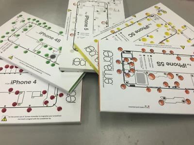iPhone 4 4S 5 5S 6 6S 7 8 X Plus iScrews Tray Screw Mat Holder Repair Tool Aid - Image 1 of 4