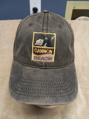 Marrón - Aspecto descolorido - Cannon Beach - Gorra de béisbol ajustable 🧢 Por triángulo Foto 1 de 4