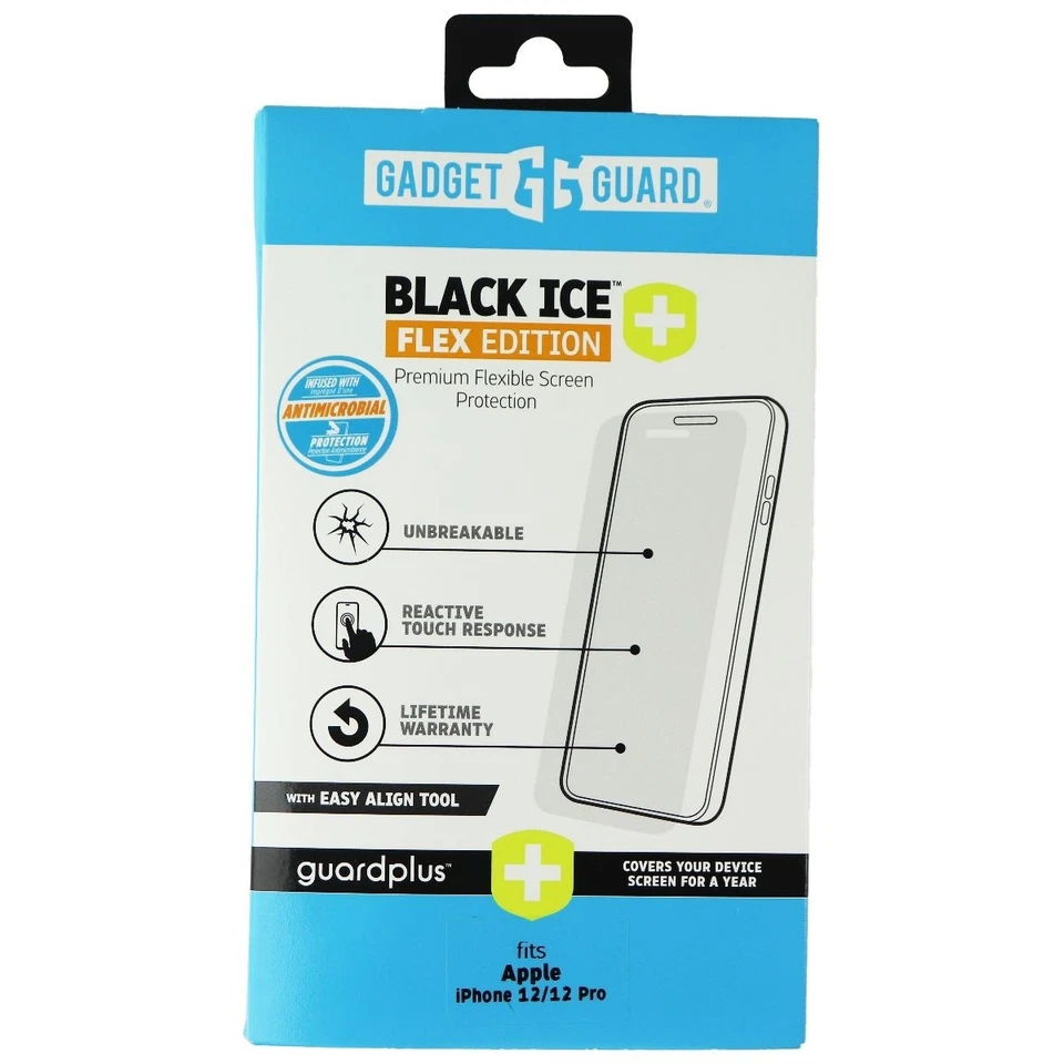 Gadget Guard Black Ice+ (Plus) Flex Protector for Apple iPhone 12 / 12 Pro - Image 1 of 1