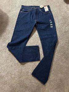 Jeans Levi Strauss lavado oscuro 501 botones 34 X 34 nuevos con etiquetas - Imagen 1 de 7