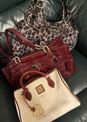 Lot Of Purses (3) Luxury Bags! ❤️Coach Dooney and Bourke❤️ - Image 1 of 4