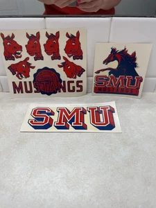 Transferencias de calcomanías Angelus vintage - SMU - Universidad Metodista del Sur, Mustangs - Imagen 1 de 7