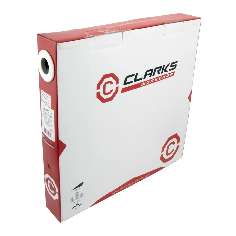 Clarks Bulk Stainless Steel Bicycle Brake Cables - 2000mm, 1.6mm, MTB-Style - Image 1 of 1