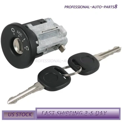 19207987 IGNITION LOCK CYLINDER WITH 2 KEYS Fit 2004-2008 PONTIAC GRAND PRIX - Image 1 of 4