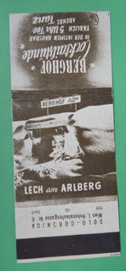 BERGHOF CAFE BAR COCKTAILSTUNDE MATCHBOOK COVER-AUSTRIA - Picture 1 of 3