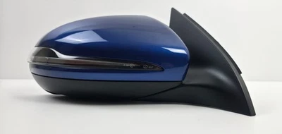 MERCEDES BENZ GLA MK2 H247 LCI 2024 RIGHT DRIVER WING MIRROR BLUE POWER FOLD OEM - Image 1 of 4