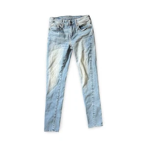 Pantalones de mezclilla ajustados AirFlex para hombre American Eagle + talla 29x32 ajustados desgastados - Imagen 1 de 9