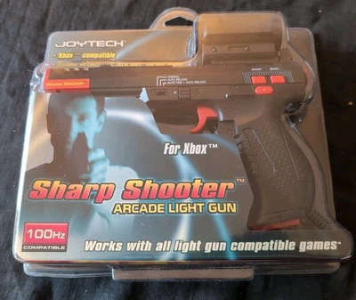 MICROSOFT XBOX ORIGINAL LIGHT GUN PISTOL BLASTER Sharp Shooter NEW CONTROL N281 - Image 1 of 4