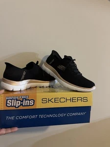 Damenschuhe SKECHERS Summits Night Chic freihändige Slipper Memory Foam vegan - Bild 1 von 5