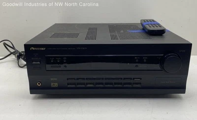 Pioneer VSX-D409 Receiver Black Multi-Channel Home Theater PowersOn Parts Repair - Image 1 of 4