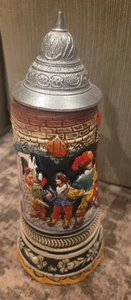 Birra musicale vintage movimento svizzero Stein in Munchen-Hofbrauhaus suona Edelweiss - Foto 1 di 5