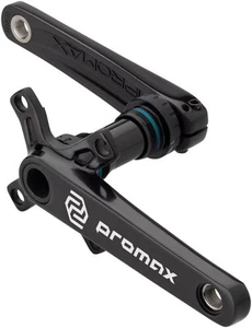 Promax CF-2 Crankset - 170mm 24mm Spindle 2-Piece 68mm English BB Included Black - Picture 1 of 1