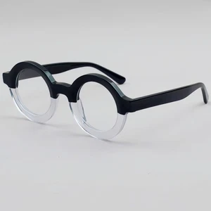 Nerd Round Acetate Eyeglasses Frames Reading Glasses Classic Vintage Men Women - Picture 1 of 67