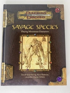 Savage Species: Playing Monstrous Characters Dungeons & Dragons Hardcover 2003 - Bild 1 von 4