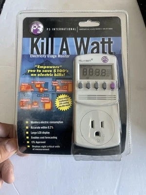 KILL A WATT ELECTRICITY USAGE MONITOR P3 P4400 - Image 1 of 3