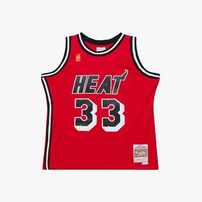Camiseta deportiva Mitchell & Ness roja 1996/97 NBA Swingman Miami Heat Alonzo Mourning #33 Foto 1 de 4