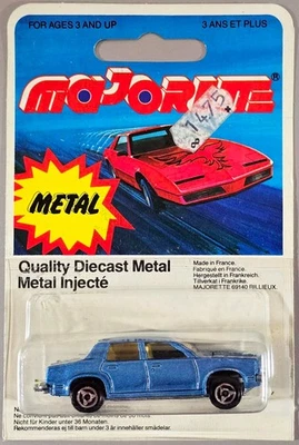 Vintage Majorette Oldsmobile / #253 / Azul / Paquete abierto / Hecho en Francia Foto 1 de 4
