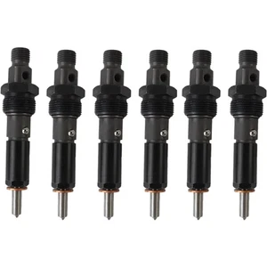 6PCS Fuel injectors 6738113100 For Komatsu SAA6D114E-5 SAA6D114E-6 Engine - Picture 1 of 6