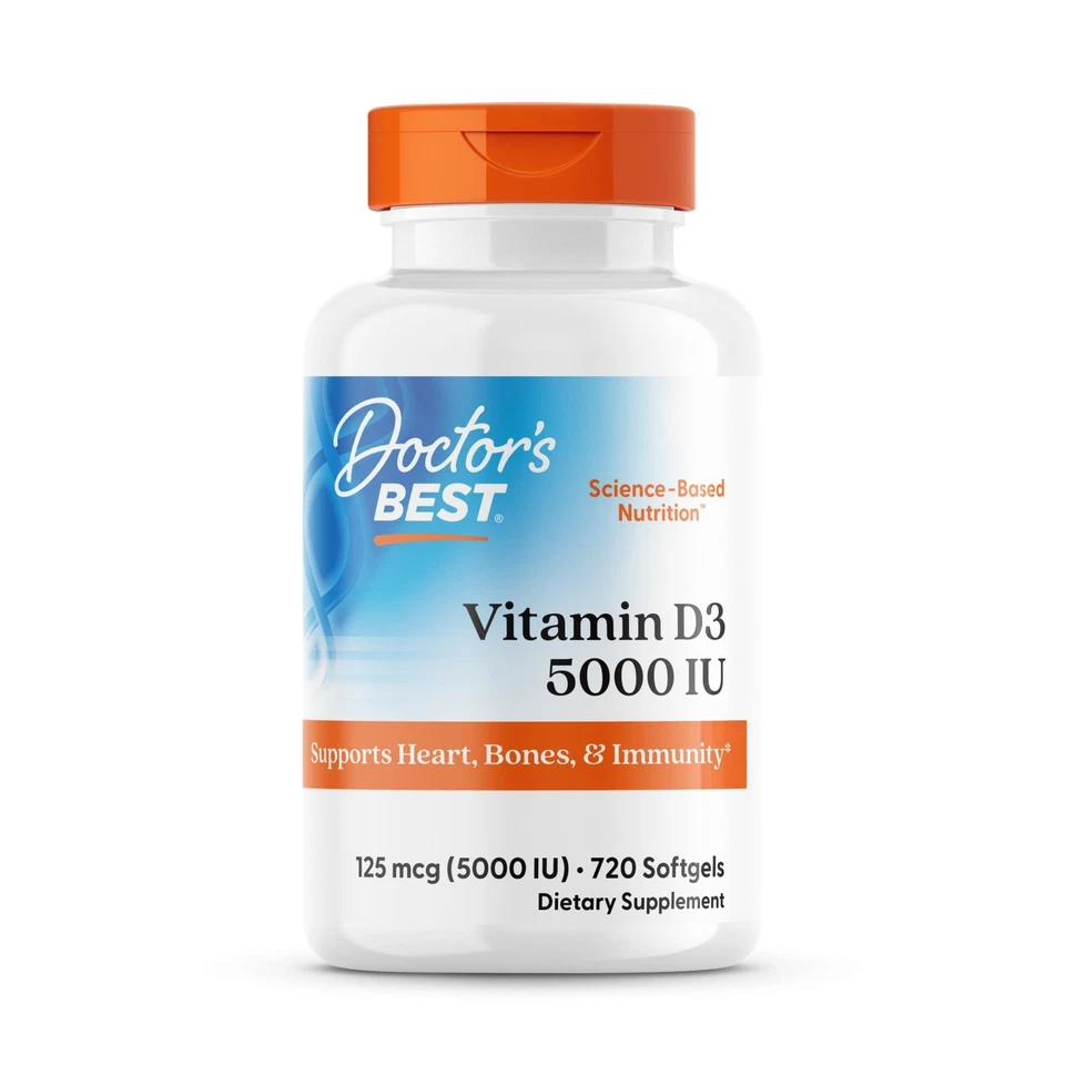 Gel blando Doctors Best Vitamin D3 5000IU 720 Foto 1 de 1