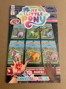My Little Pony 40th Anniversary 1:25 Variant SIGNED Brianna Garcia Tony Fleecs - Picture 1 of 1