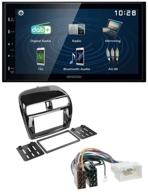Kenwood 2DIN Bluetooth MP3 USB DAB Autoradio für Mitsubishi SpaceStar Mirage ab - Bild 1 von 4