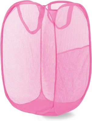 Pop up Laundry Hamper, Mesh Laundry Basket Collapsible, Foldable Hamper for Trav - Image 1 of 4