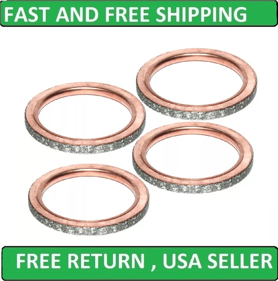 4 juntas de tubo silenciador de escape para Yamaha YZF600R 1995 1996 1997 1998 2001 Foto 1 de 1