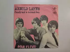 PINK FLOYD: Arnold Layne- Candy & A Currant Bun-Denmark 7" 67 Columbia 8156 PSL - Imagen 1 de 4