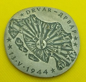 DRVAR 1944. TITO Headquarters Yugoslavia army JNA, WW2 military army medal ! - Picture 1 of 2