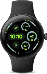 Google Pixel Watch 3 - 45 mm (LTE + Bluetooth) - Noir mat - Photo 1 sur 1