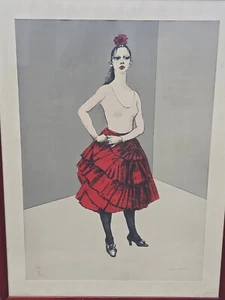 FRANCESCO MESSINA (1900-1995)Consuelo, 1980 5-farbige Lithographie 70x50 - Bild 1 von 7