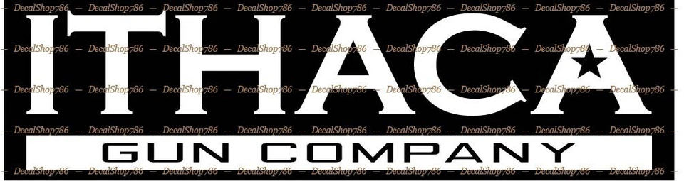 Ithaca Gun Company - Outdoor/Hunting Sports - Vinyl Die-Cut Peel N' Stick Decals